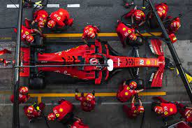 Each has their own role, whether it's wheel on, wheel off, gunman or front jack. Video Ferrari S Charles Leclerc 7 7 Second Pit Stop 2019 United States Gp