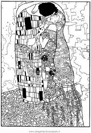 Www Disegnidacoloraregratis It Disegni Misti 35557 Disegno 35557 Klimt Bacio Php Disegni Da Colorare Astratti Arte Di Bambino Disegni
