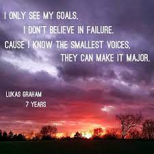 Only See Your Goals To Beat Ms The Smallest Voices Can Make It Change Lukas Graham Inspirational Lyrics Song Lyric Quotes Inspirational Songs
