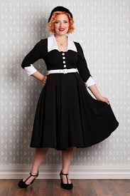 Sie entspringt der absicht, den zeitlosen chic und die klasse der 40s und 50s mit modernem sexappeal zu kombinieren. Miss Candyfloss Amora Lou Elegant Swing Dress Ceres Webshop