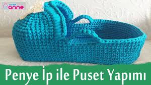 Orgu Puset Nasil Yapilir Penye Ip Ile Puset Yapimi Canim Anne Puset Orgu Canta