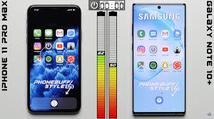 The iphone 11 pro max has a night mode that activates automatically while on the note 10+ you have to select it manually whenever you deem necessary. Iphone 11 Pro Max Vs Galaxy Note 10 Battery Life Comparison Video Redmond Pie