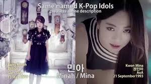 Kpop Idols With The Same Name Youtube