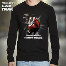 Bumenstar farm menjual ayam philipina/filipin asli dengan indukan import. Kaos Ayam Lengan Panjang Baju Kaos Ayam Jago Filipina Philipin Pantang Pulang Sebelum Menang Premium Shopee Indonesia