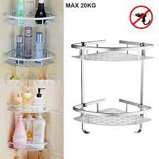 Maybe you would like to learn more about one of these? 2 Tier Bathroom Shelf Aluminum Triangular Rack Bathroom Accessories Storage Organizer For Shampoo Soap Cosmetic Basket Holder Bathroom Shelves Aliexpress