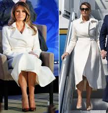 Flotus Melania Trump S Fashion Archive L To R March 29 2017 And June 5 2019 Trump Fashion Fashion Classy Fashion