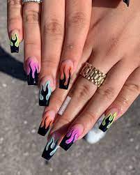 Pin By Juli On Who Acrylic Nails Coffin Short Summer Acrylic Nails Fire Nails