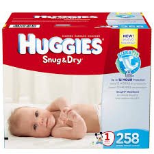 Huggies Snug Dry Diapers Size 1 258 Count