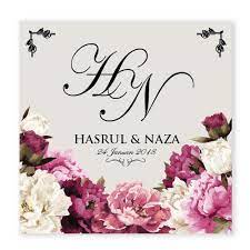 Door gift & bunga telur kad kahwin. Kad Kahwin Vintage 34 Koleksi Kad Kahwin Terbaik Chantiqs Com