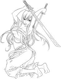 Coloriage Kagura Mikazuchi Du Manga Fairy Tail Coloriage Fairy Tail Coloriage Manga Coloriage Japonais