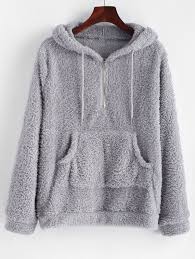 Black And White Sweatshirt For Girls Half Zip Kangaroo Pocket Fluffy Hoodie Black Dark Khaki Light Gray Midnight Blue Red Tan White Sponsored Pullovers Outfit Fashion Womens Designer Hoodies