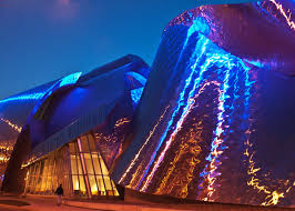Lewis, chief executive and president of progressive insurance, frank gehry's building in the case western reserve campus is a $62 million. Autism Speaks U To Hold Light It Up Blue Event April 2 Peter B Lewis Building To Go Blue For The Day The Daily