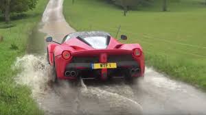 Maybe you would like to learn more about one of these? Laferrari Dances On Grass Goes Through Puddles