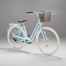 Velo De Ville Elops 520 Cadre Bas Mint Velo Ville Velo Hollandais Et Faire Du Velo