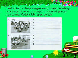 Unduh soal un bahasa indonesia kelas vi sd/mi. Iv Menggunakan Kata Tanya Apa Siapa Di Mana Dan Bagaimana Ppt Download