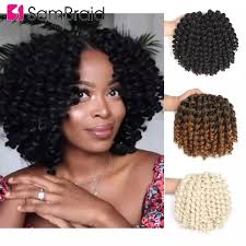 Kanekalon hair is being used in senegalese twist crochet braids that results in a smoother and tighter finish. Sambraid Jamaican Bounce Crochet Hair Crochet Braids Curly Wand Crochet Hair Synthetic Braiding Hair Extensions 8 Inch For Women Hair Extension Hair Blackhair Crochet Aliexpress