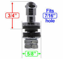 Billet Specialties Bolt-On Valve Stems