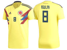 Support the colombia national team in style with adidas' collection of jerseys and apparel. 2018 World Cup Colombia Soccer Home Jersey Shirt Abel Aguilar World Cup Jerseys Jersey Wholesale Shirts