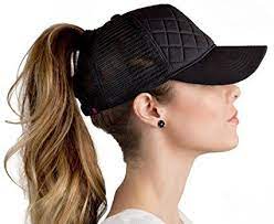 Fimally A Hat You Can Wear High Ponytails With Boekweg Women S Ponytail Hat Fashionable Hats Made For Ponytails Q Ponytail Hat Hat Hairstyles Hat Fashion