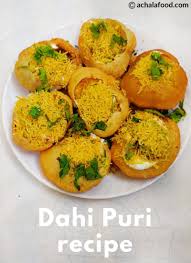 Dahi Puri Recipe How To Make Dahi Batata Puri Recipe Dahi Puri Chaat Achalafood Recipe Chaat Puri Recipes Chaat Recipe