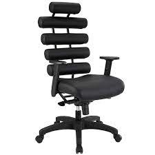pillow adjustable leather cushion rolls back office chair in black modern office chair best office chair office chair