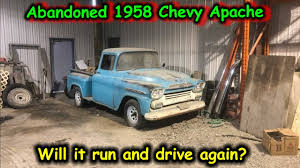 BangShift.com Will Brent At Halfass Kustoms Be Able To Make This Long  Forgotten 1958 Chevrolet Apache Pickup Run And Drive Again?