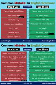 Common Mistake In English Sentences In 2020 Grammar Mistakes Common Grammar Mistakes English Sentences