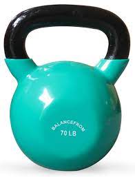 De lifeline kettlebell is uit één stuk gegoten. Balancefrom All Purpose Color Vinyl Coated Kettlebells 70lbs Single Walmart Com Walmart Com