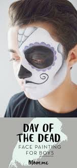 Day Of The Dead Face Painting Tutorial For Boys Dead Makeup Face Painting Easy Skeleton Face Makeup