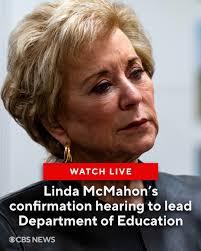 Former World Wrestling Entertainment CEO Linda McMahon will appear before  the Senate Committee
