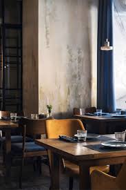 A Moody Colour Palette Sets The Tone At This St Petersburg Restaurant The Spaces In 2020 Restaurant Interior Elegant Furniture Restaurant