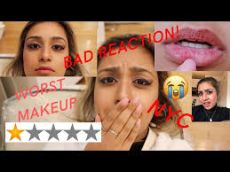 WORST REVIEWED MAKEUP ARTIST NYC- I GOT AN ALLERGIC REACTION
