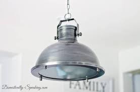 Puzhi home industrial pendant light, vintage nautical barn pendant lighting kitchen island light with rustic dome bowl shape mounted fixture for farmhouse. Nautical Kitchen Pendant Light Over The Island Domestically Speaking