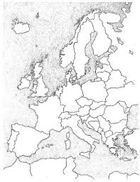 These alphabet coloring sheets will help little ones identify uppercase and lowercase versions of each letter. Blank Map Of Europe Fun Coloring Labeling Activity For All Ages