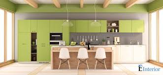 gray contemporary straight kitchen interior