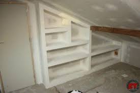 Timelapse Creation D Une Bibliotheque En Placo Amenagement Combles Chambre Placo Meuble Rangement