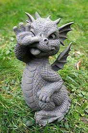 I Love This Muchly Drachen Gartenfiguren Figur