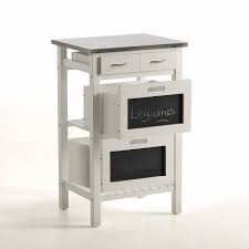 Desserte, poubelle ou meuble et accessoires de rangement. Meubles Cuisine La Redoute Desserte Pin Et Inox A Casiers Amovibles Iziva Com