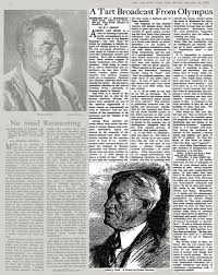 A Tart Broadcast From Olympus; MEMOIRS OF A SUPERFLUOUS MAN. Albert Jay  Nock. 326 pp. New York: Harper & Brothers $3.