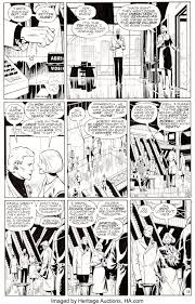 Watchmen is alan moore's seminal comic series. Dave Gibbons Watchmen 5 Page 13 Original Art Plus Color Guide Dc Lot 92082 Heritage Auctions