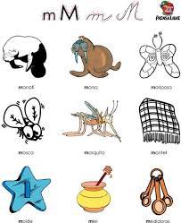 Alfabeto Part 3 Free Spanish Lesson Plans And Printable Worksheets Business Spanish Lessons Conversational Act Ensenanza De Las Letras Letra M Silabarios