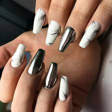 Color acrylic diy uv gel manicure coffin fake nails full cover false nail tips. 1001 Ideas For Coffin Shaped Nails To Rock This Summer