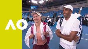 1 309 просмотров 1,3 тыс. Barbora Krejcikova Rajeev Ram On Court Interview Australian Open 2019 Youtube