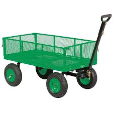 Capacity utility cart is ideal for any job around the lawn or garden, and is also a big help with light landscaping. Scotts 1200 Lb Mesh Garden Cart Lowe S Canada