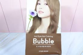 Actually i have tried to dye my hair at a salon several times, but i still prefer to dye my hair at home because it is way much cheaper lol. Etude House Hot Syle Bubble Hair Coloring Natural Brown Rifka Malik S Sketch