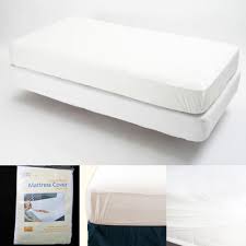 Twin Size Fitted Mattress Cover Vinyl Waterproof Allergy Dust Bug Protector New In 2020 Mattress Covers Mattress Waterproof Mattress