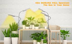 Cyber monday is a weeklong event this year. Amazon Com 45w Plant Light Bozily Dual Head Gooseneck Grow Lamp Led Plant Grow Lights For Indoor Plants Full Spectrum Artificial Sunlike Clip On Grow Light With 4 Dimmable For Plants From Seeding To Harvest Patio