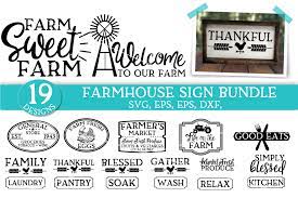 Download Svg Farm Bundle Thankful Gather Png Dxf Eps 69413 Signs Design Bundles