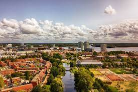 Here you can find major local, national and international brands. Drone View Near Almere City Centre Libeco Nl