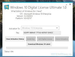 Windows 10 Digital License Activator V 1 0 2019 Windows 10 Windows Windows Software